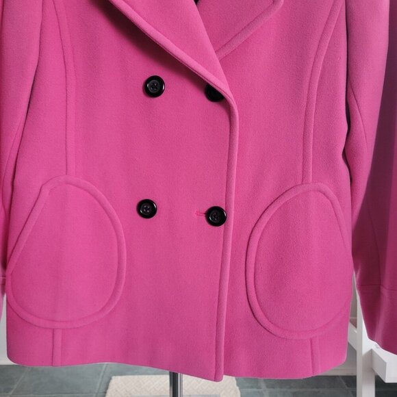 GALLERY COLLECTION FUSHIA/PINK WOOL BLAZER (Size: Medium) - Picture 11 of 15